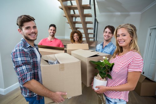 Removal van service for a move in Colindale with local residential streets