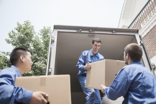 Local removals van ready for house and office moves in Colindale
