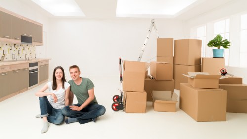 Local removals team helping with a move in Colindale