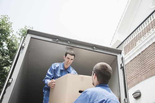 Team completing a careful unloading process at destination