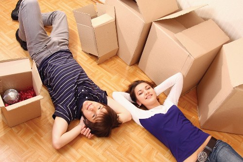 Packing and loading household items for a Colindale move