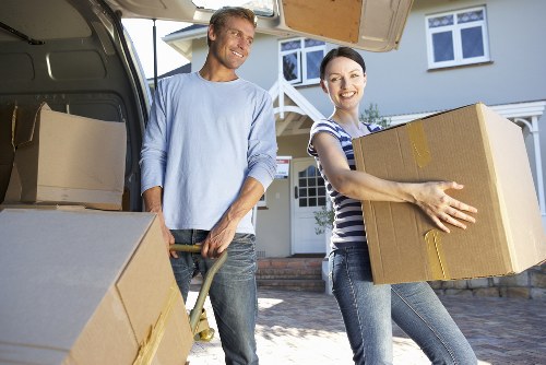 Local moving truck supporting residential and business moves in Colindale