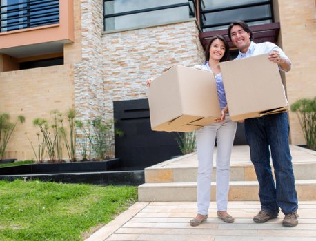 Removal van loaded for a local Colindale move
